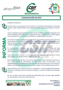 NOTA INFORMATIVA IMPORTANTE (ERTE)